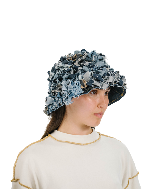 Denim Scraps Bucket Hat