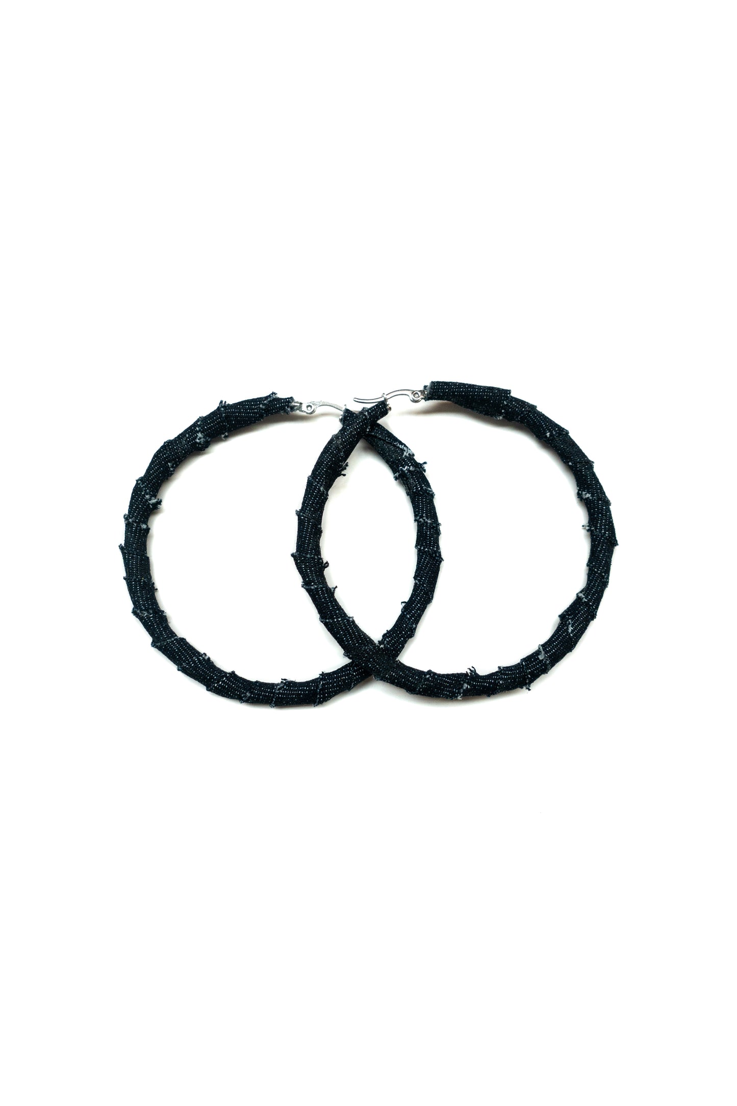 Large Denim Hoop