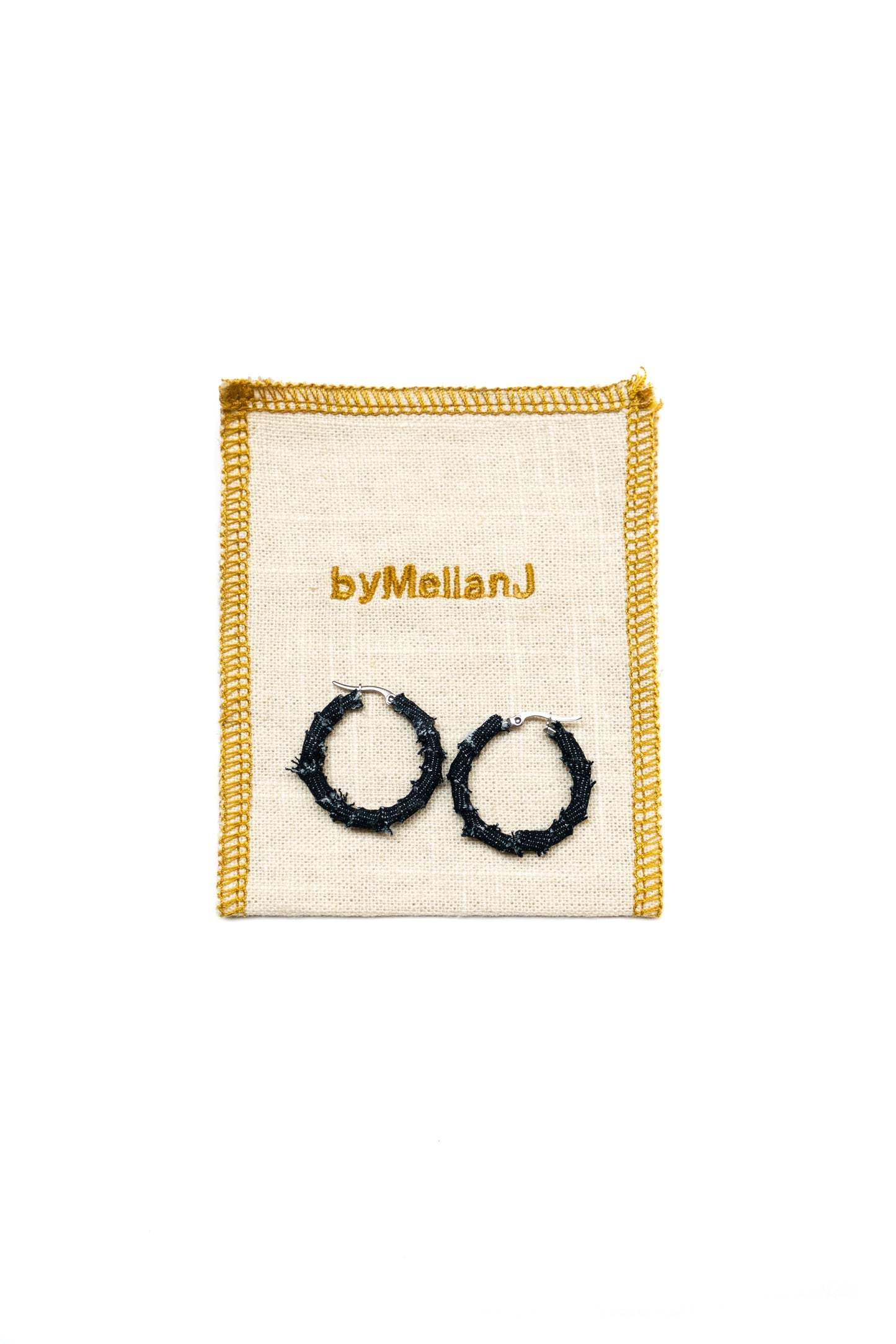 Small Denim Hoop