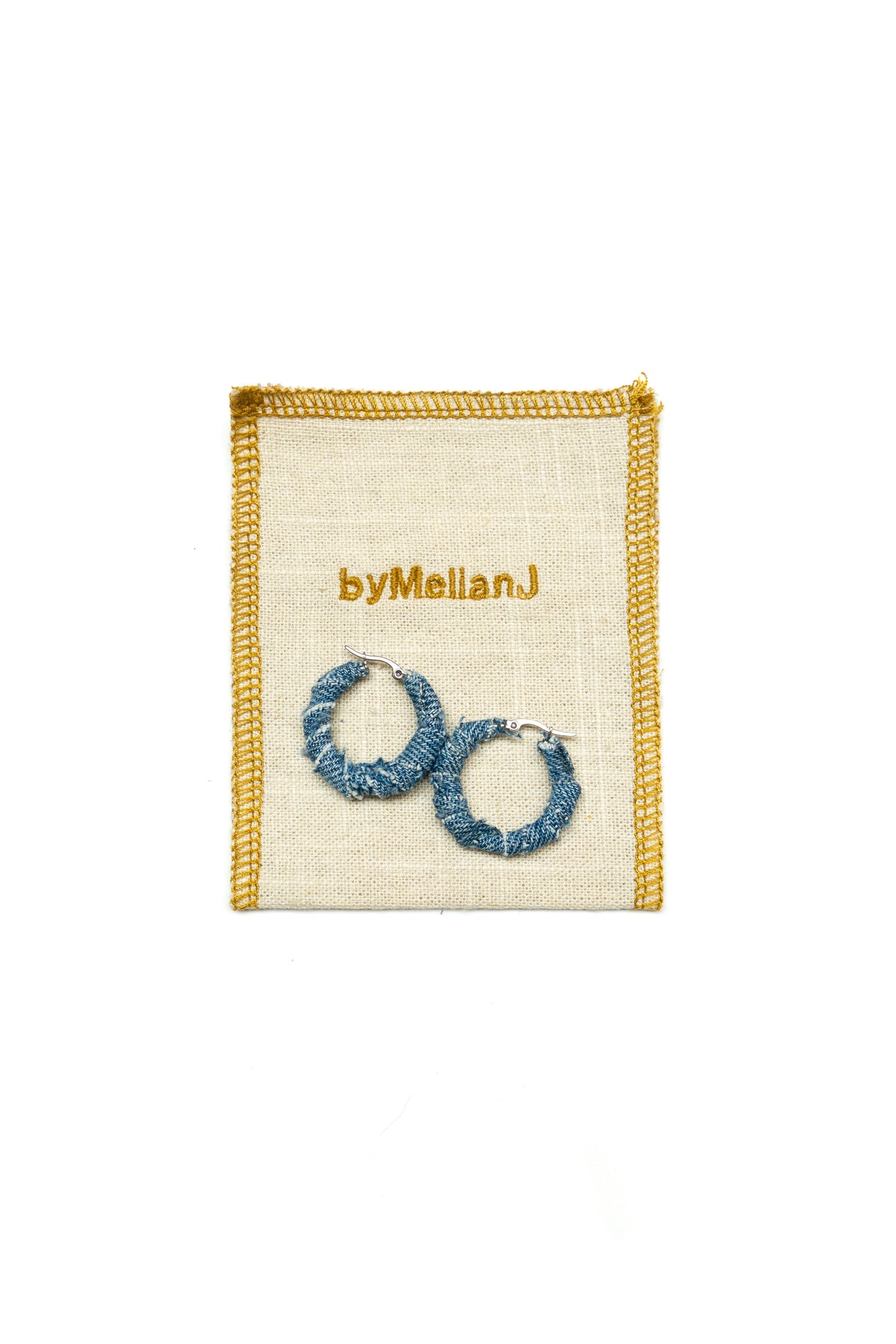 Small Denim Hoop