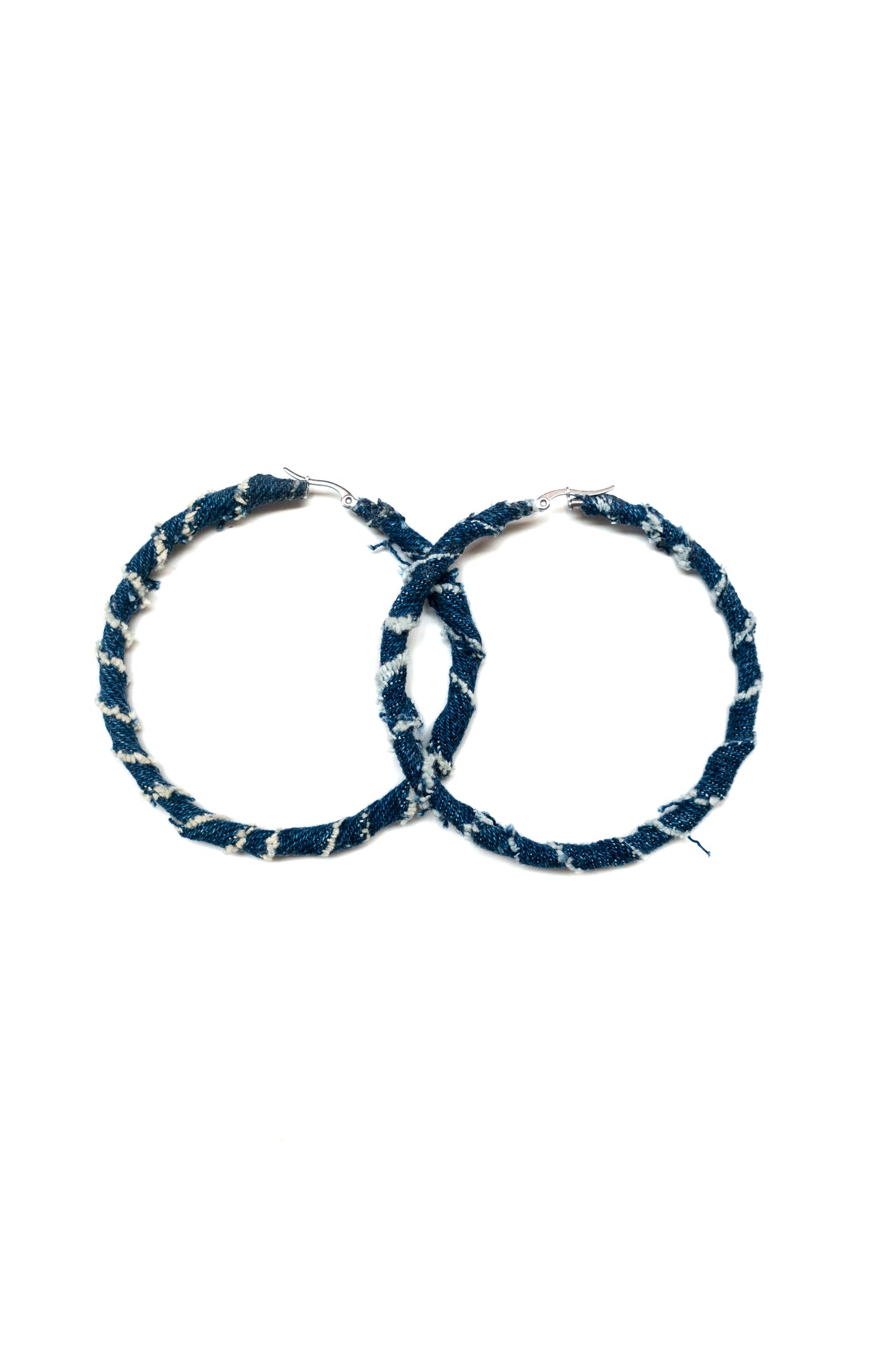 Large Denim Hoop