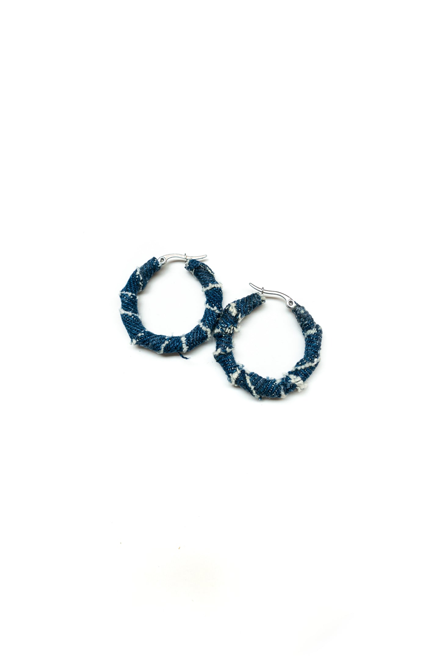 Small Denim Hoop