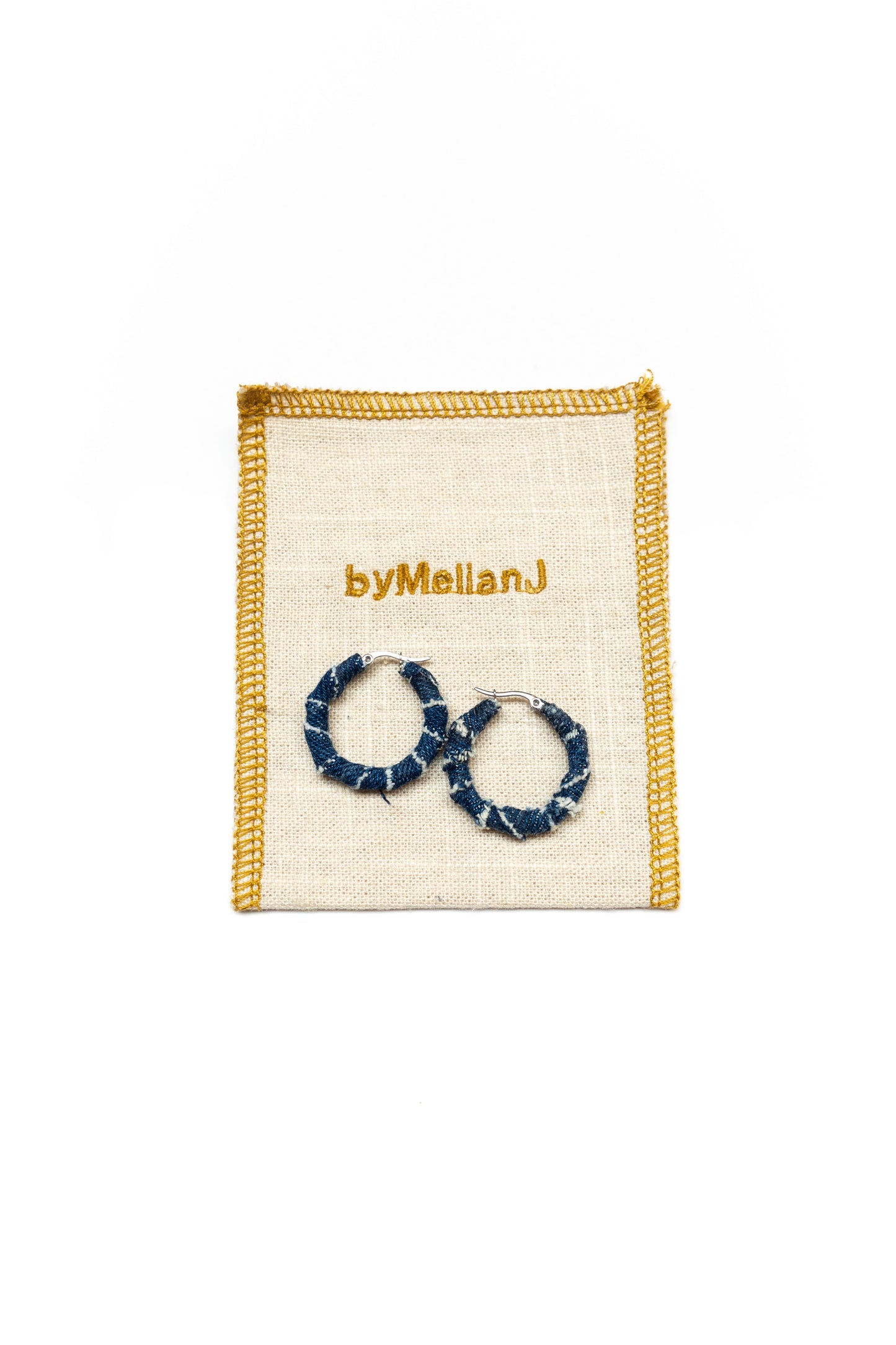 Small Denim Hoop