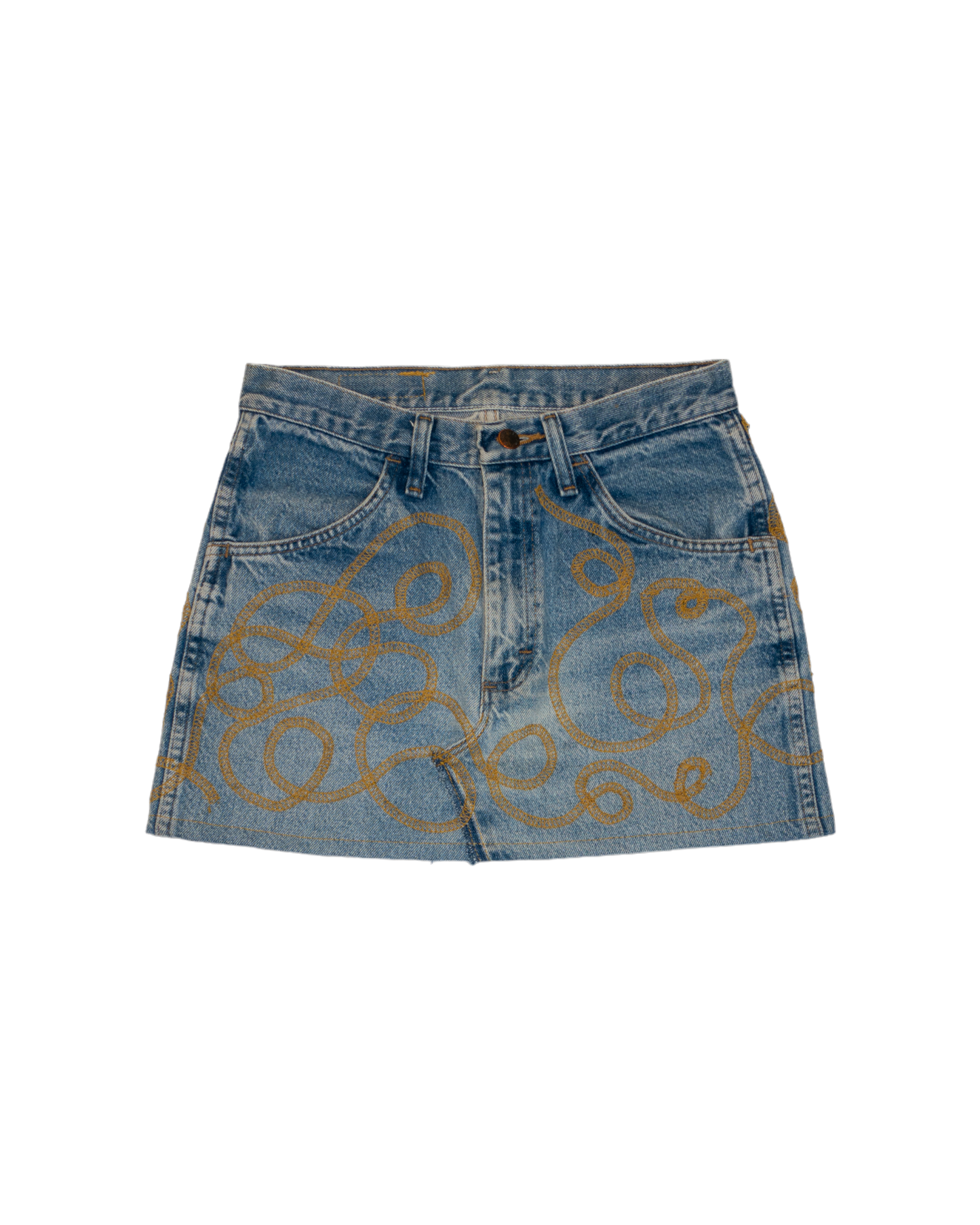 Female Energy Denim Mini Skirt
