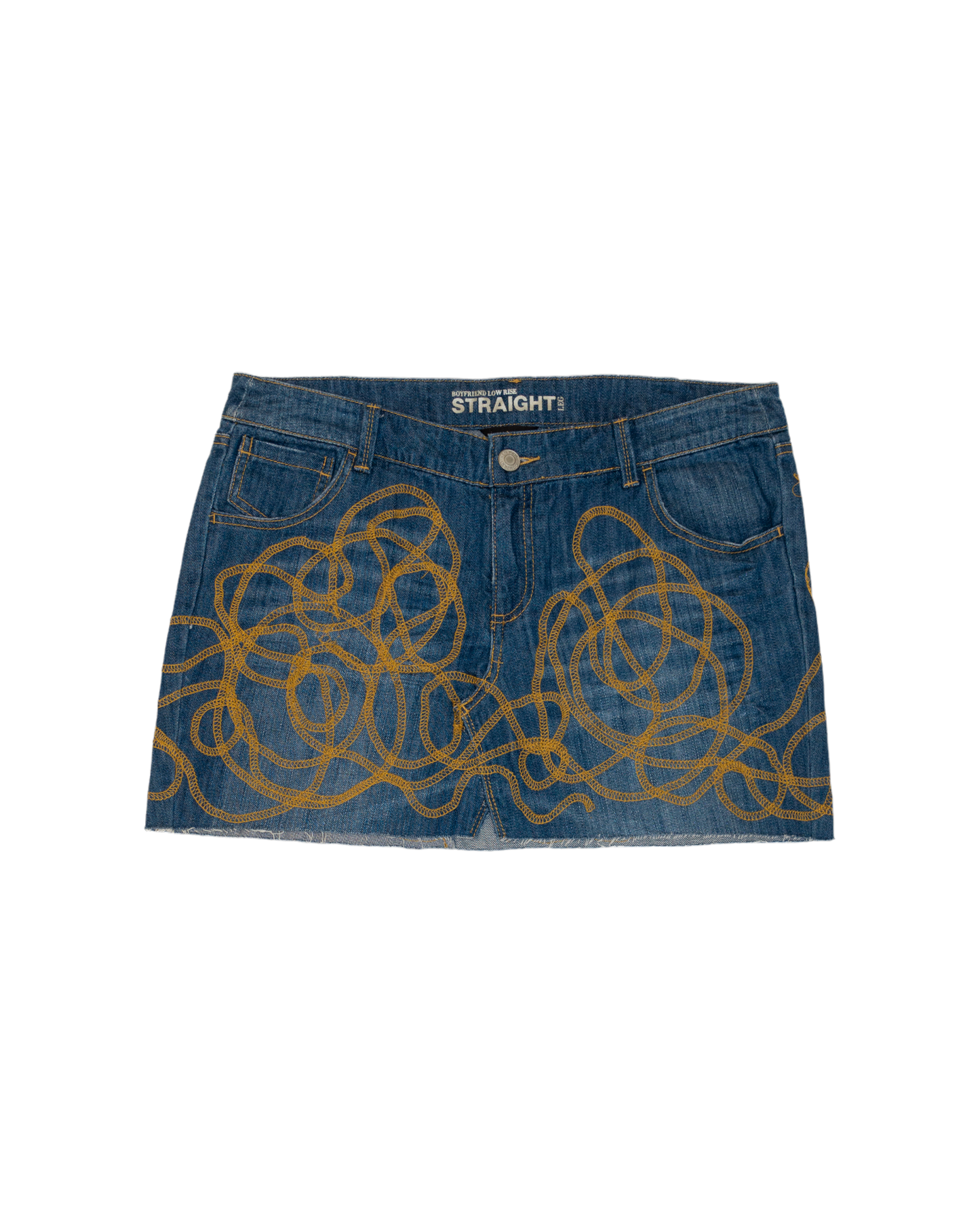 Female Energy Denim Mini Skirt