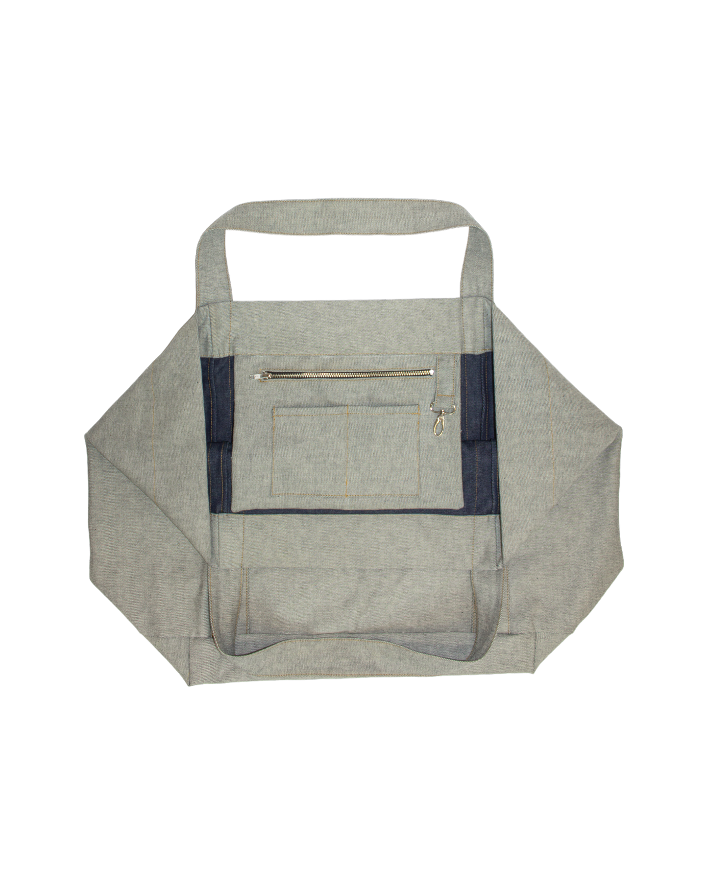 FW23 Oversized Raw Denim Laundry Tote