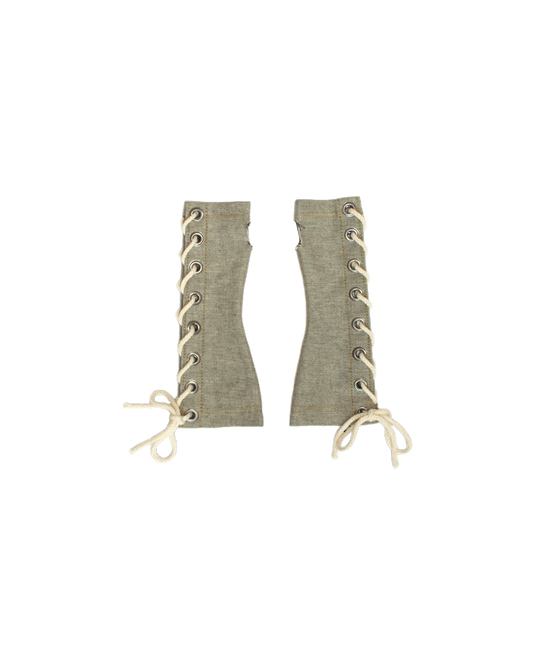 FW23 Raw Denim Fingerless Gloves