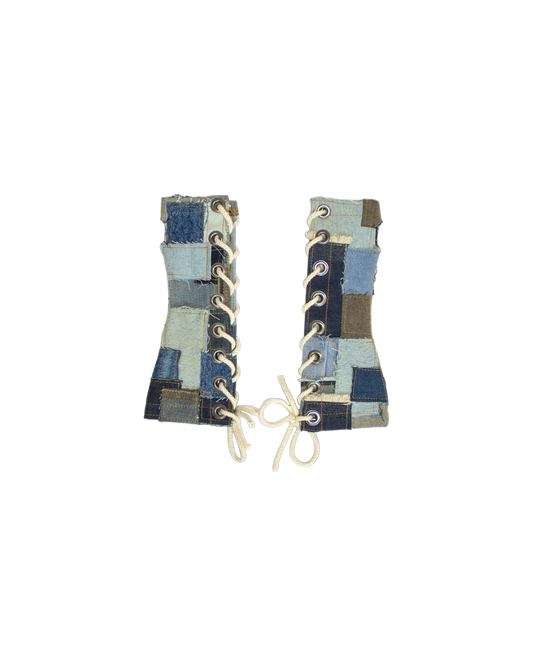 FW23 Patchwork Fingerless Gloves