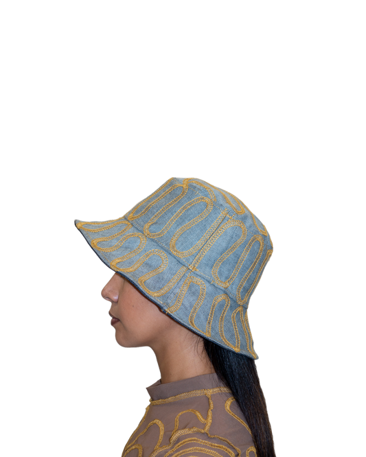 Female Energy Denim Bucket (Grey)