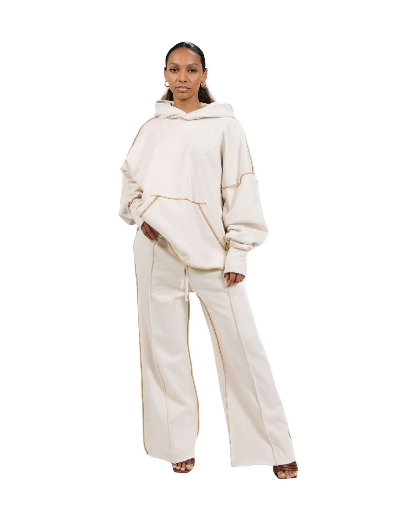 Fleece Sweatsuit [Off-White]