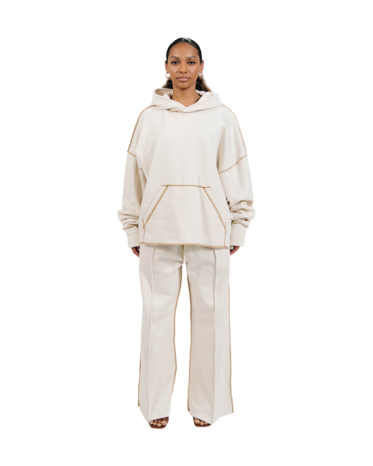 Fleece Sweatsuit [Off-White]